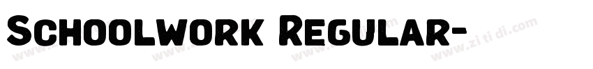 Schoolwork Regular字体转换 Schoolwork Regular字体转换